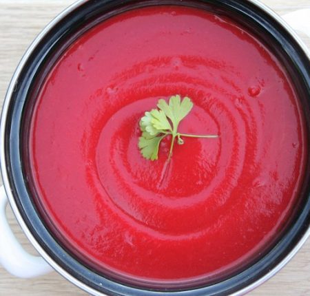 Beetroot, Butternut Squash and Coconut Soup