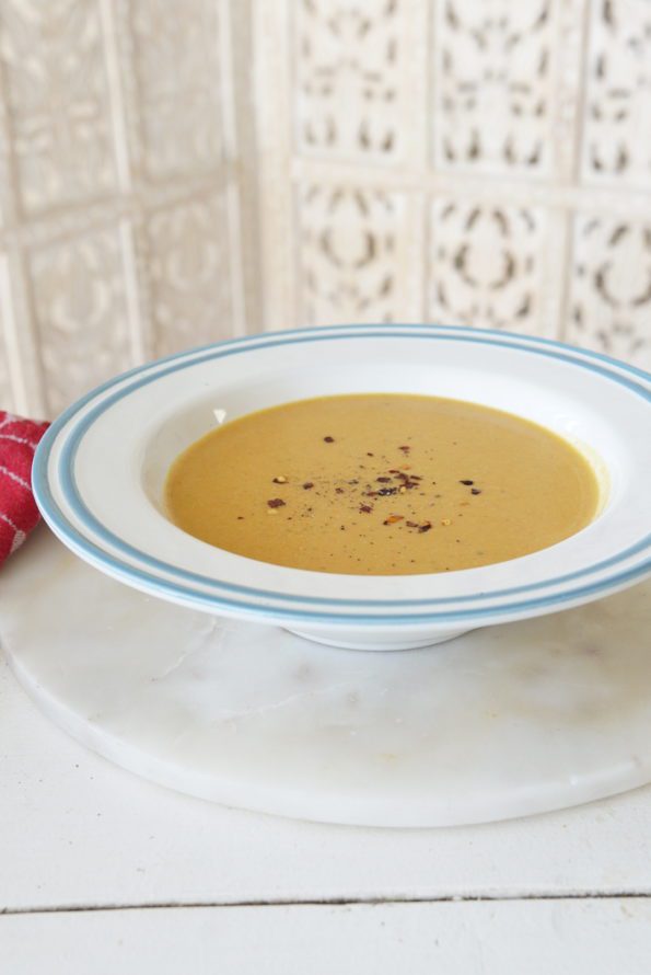 Spiced Carrot, Lentil & Coconut Soup - Naturally Sassy